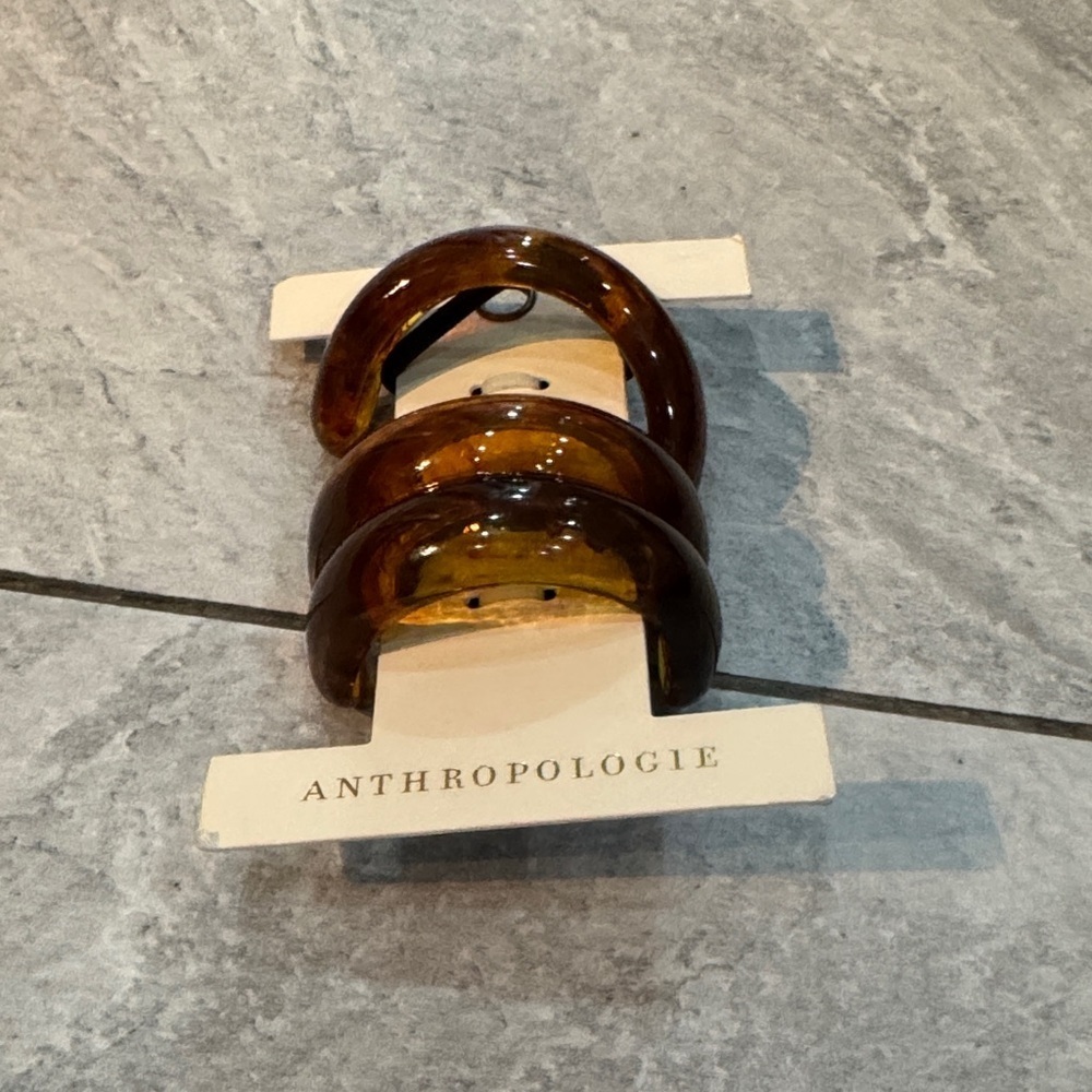 Anthropologie Brown and Gold hair accessory - Picture 4 of 5